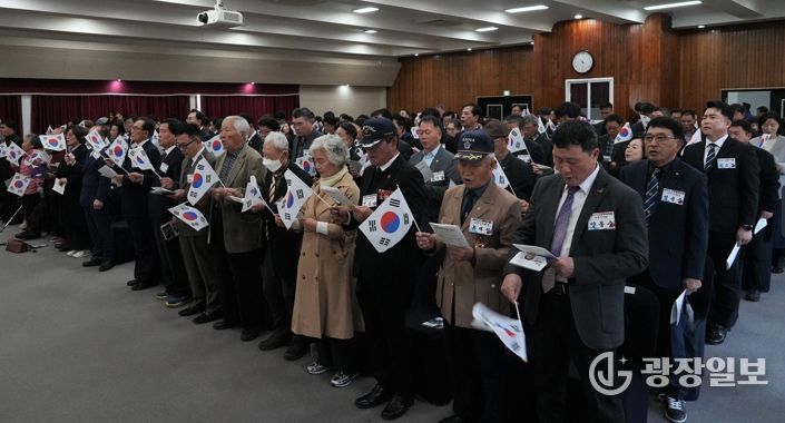 나주시가 지난 1일 제107주년 3·1절 기념행사를 개최했다.