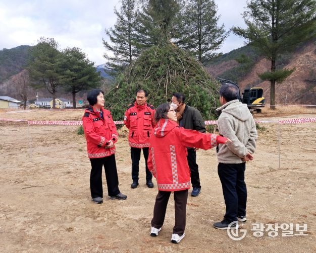 김현미 거창군 부군수, 정월대보름 맞이 현장점검 실시