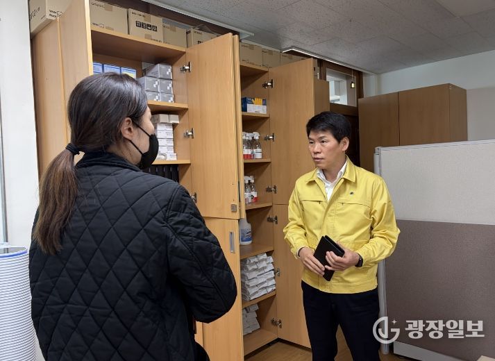 음성교육지원청, 신학기 감염병 예방을 위한 대응 및 방역물품 비축 현황 점검