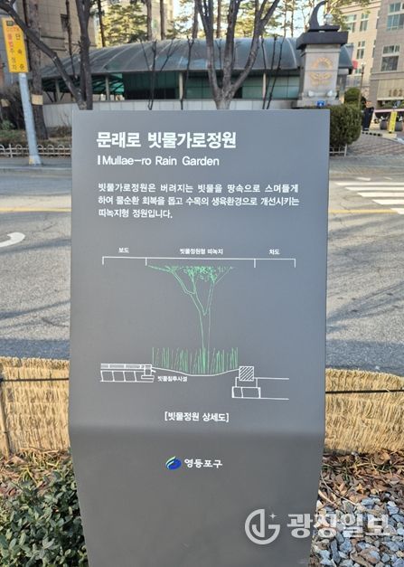 영등포구 문래로 빗물가로정원