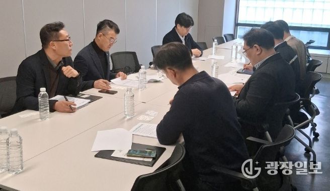 지역건설업체수주지원을위해대기업본사방문