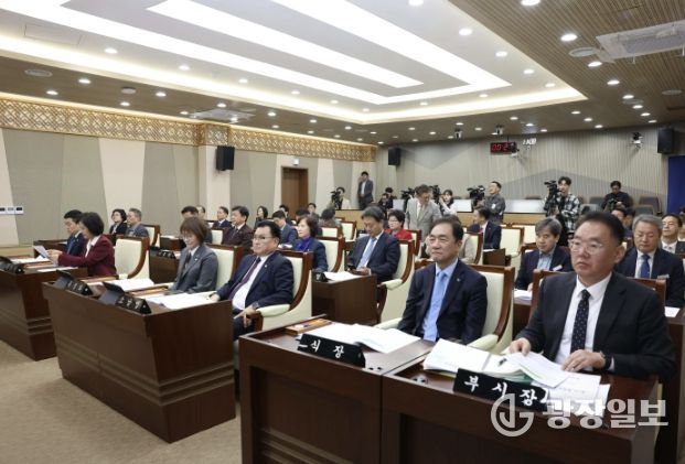 제261회 임시회 제2차 본회의 전경