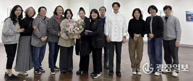 수원시 영통구 광교1동, 주민자치센터 프로그램 '수채화반 담빛회' 두번째 작품 전시회 개최