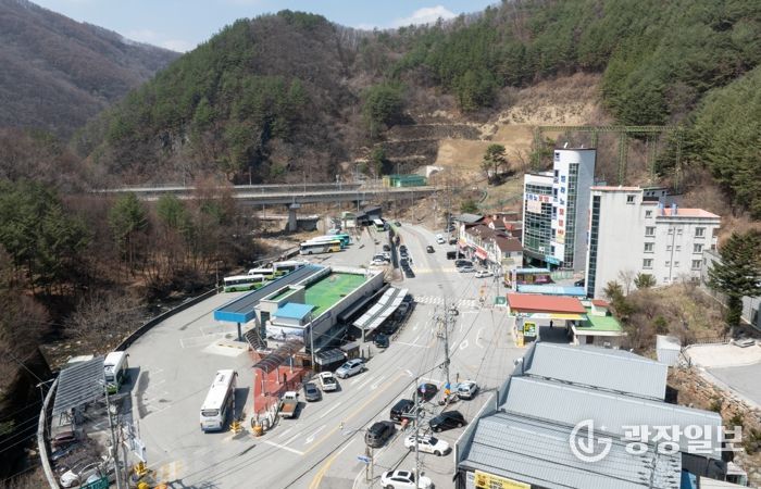 정선군, 고한·사북 공영버스터미널 택시승강장 정비 ‘이용객 편의·안전 동시 개선’