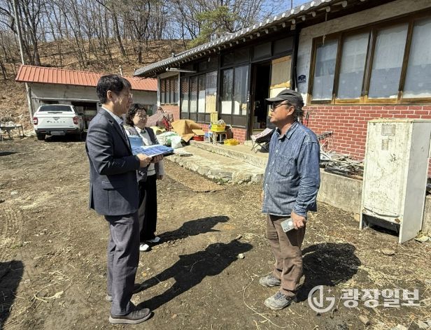 안내면 도이리 기본소득 실거주 조사