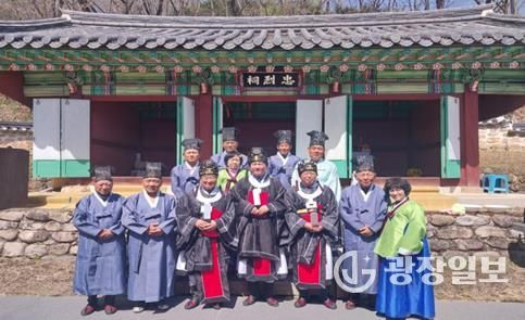 철원군 충렬사 춘계제향 봉행